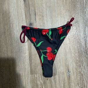 Size small cheeky cherry bikini bottoms